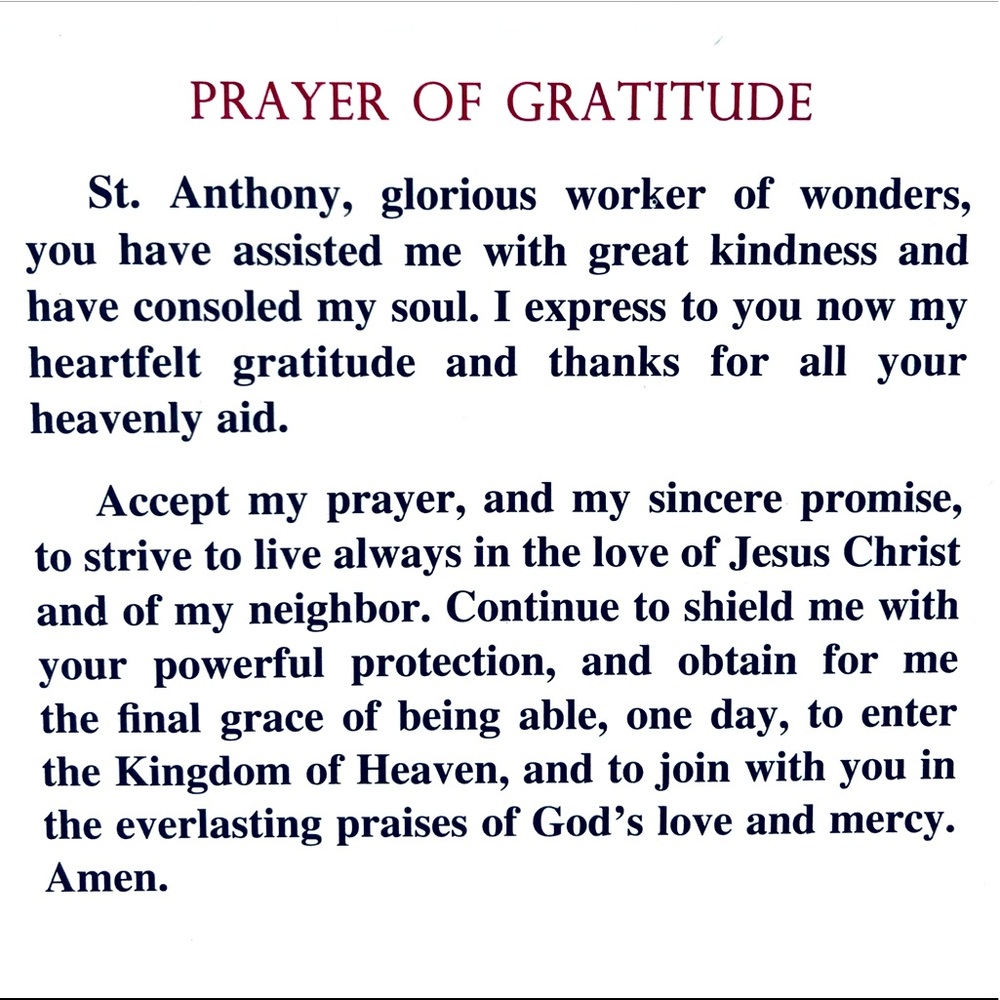 Blessed Saint Anthony relic keychain set and prayer card.Silvertone double sided - Picture 9 of 11